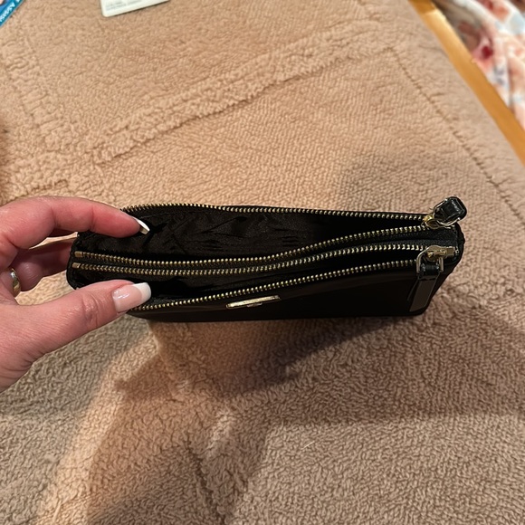 Kate Spade black wristlet. Used once - Picture 3 of 3